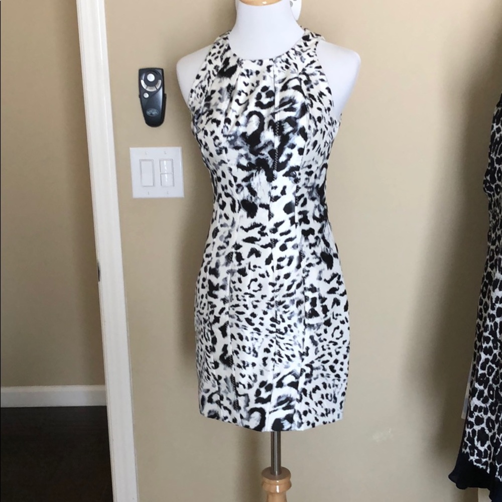 Animal print dress XS